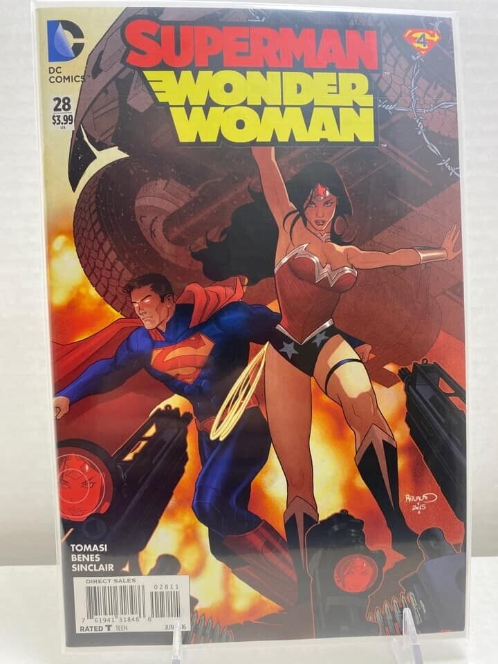 29612: DC Comics SUPERMAN WONDER WOMAN #28 NM Grade
