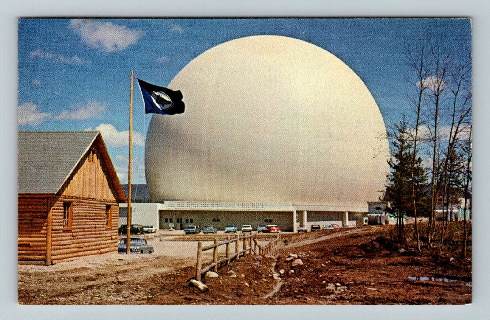 Andover ME-Maine, Earth Station, c1966 Vintage Postcard
