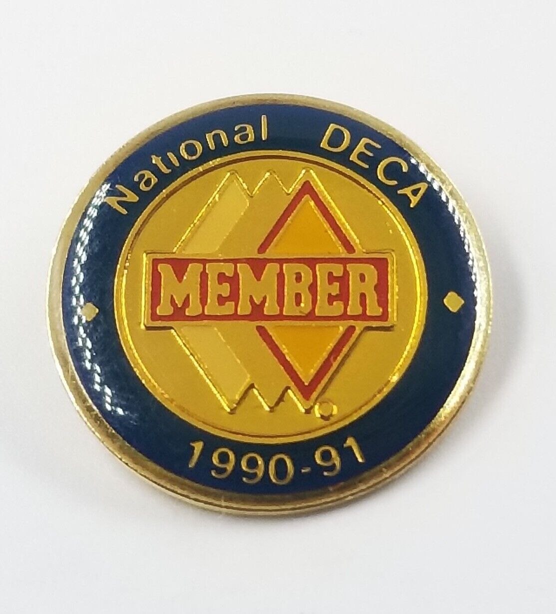 VTG National DECA Member 1990-91 Pin Distributive Education Clubs of America