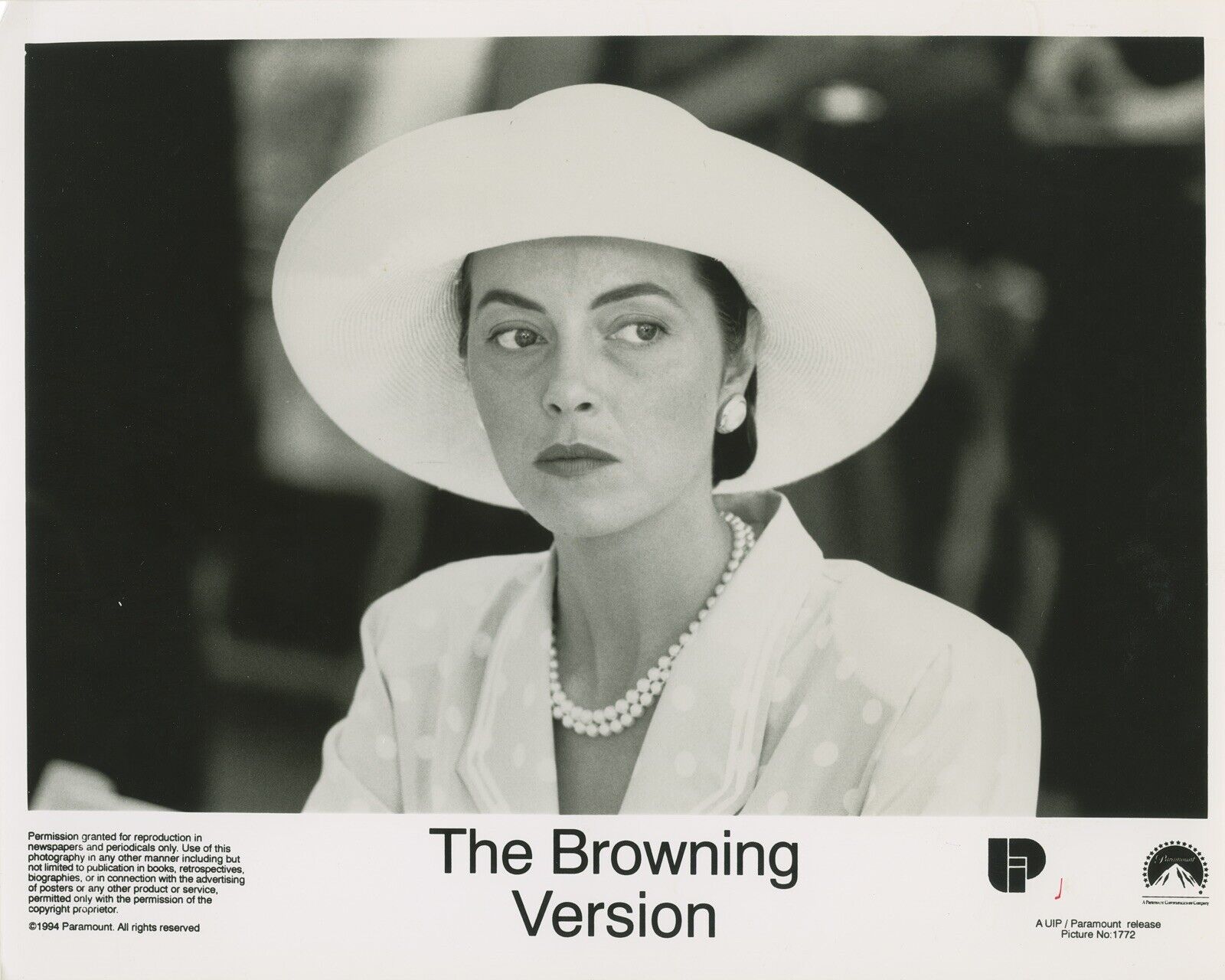 Greta Scacchi in The Browning Version  Film Star A2865  A28 Original Photo