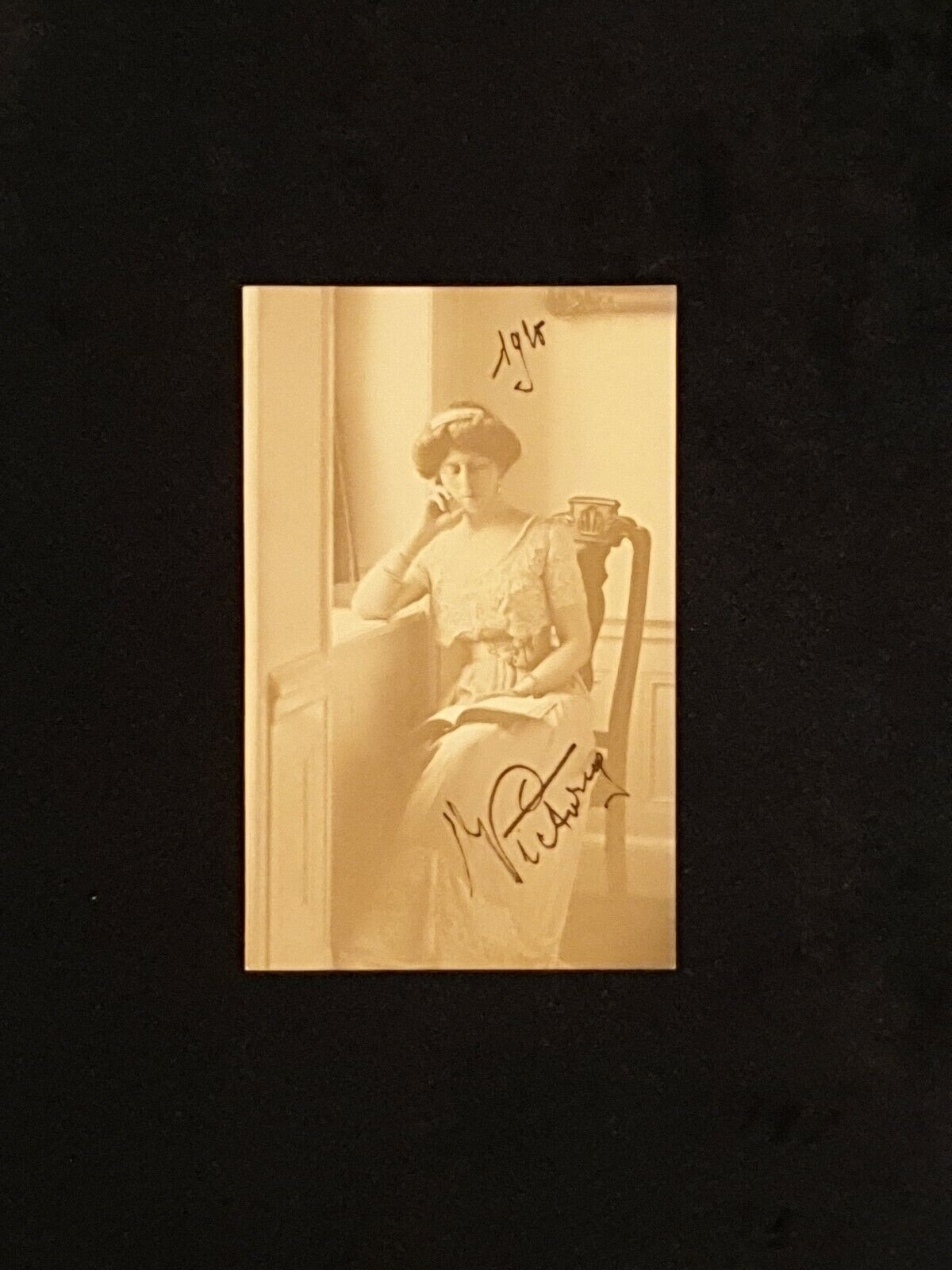 Royal Photo German Princess Victoria Prussia Signed Royalty Autograph Wilhelm II
