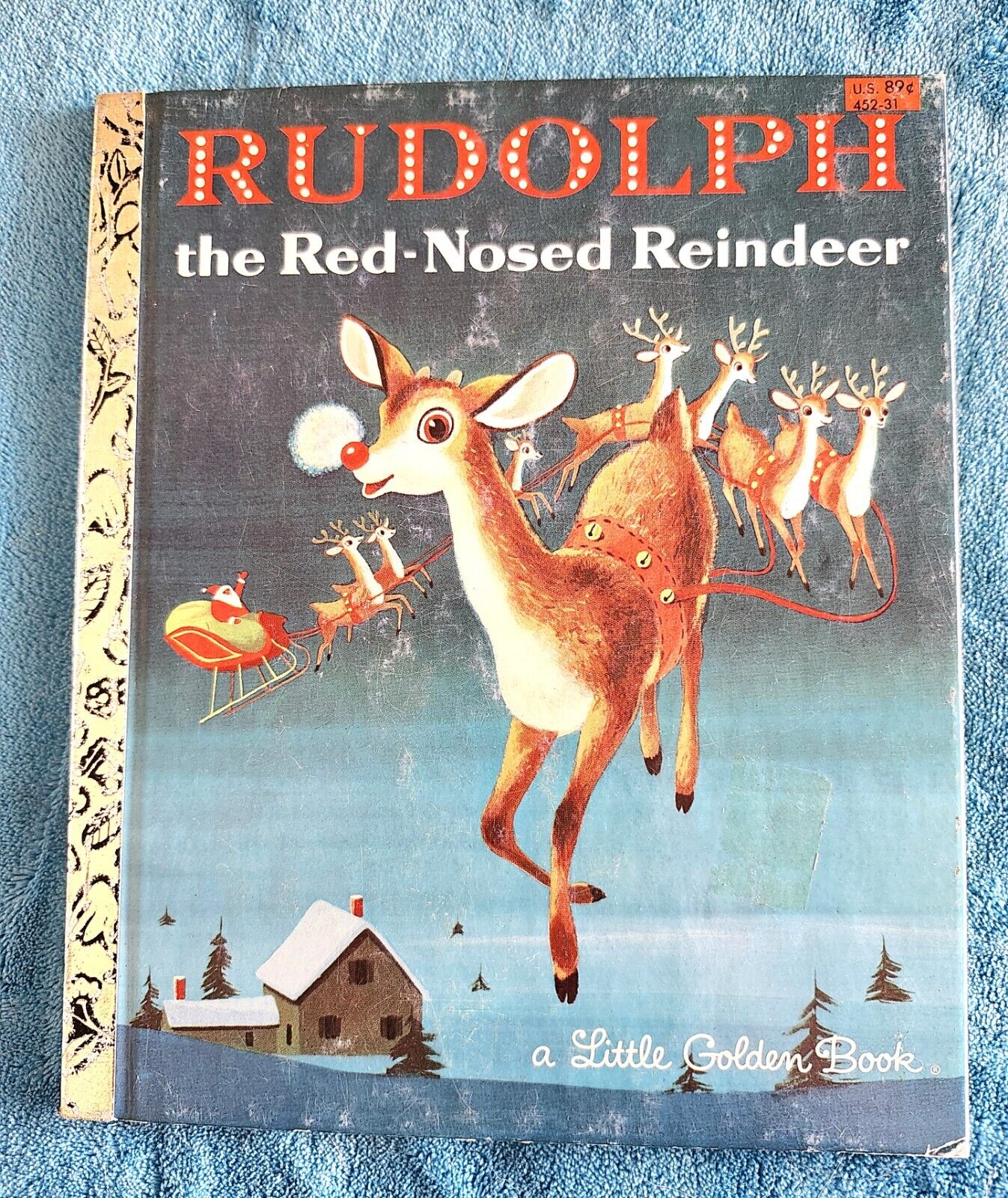 Vintage Rudolph The Red Nosed Reindeer 1949 Copyright 