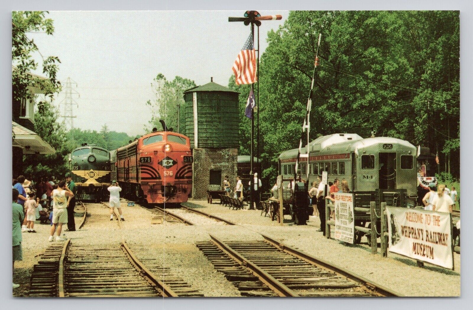 Whippany Railway Museum Whippany, New Jersey Chrome Postcard 852