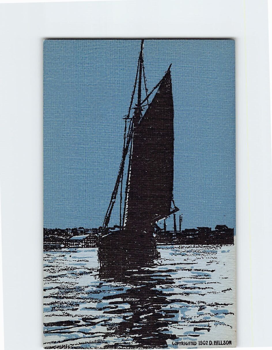 Postcard Sailboat Art Print