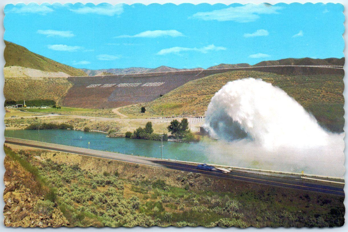 Postcard - Lucky Peak Dam - Idaho