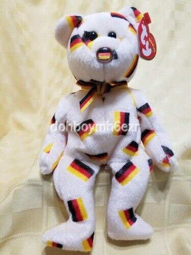 Ty Beanie Babies Baby Deutschland Bear stuffed animal 2003 German