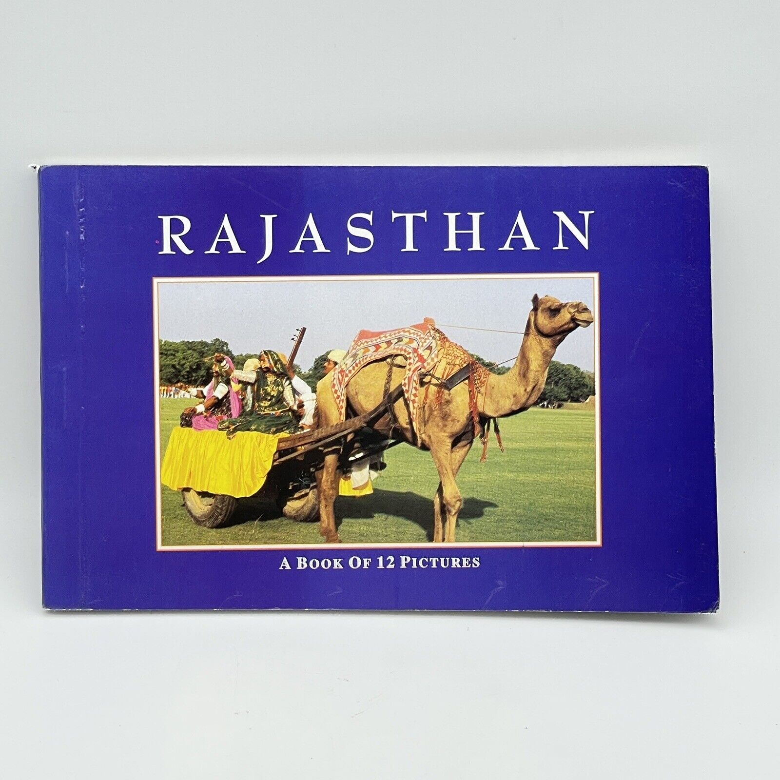 India postcards booklet of 12 postcards RAJASTHAN Travel Souvenir Buildings VTG