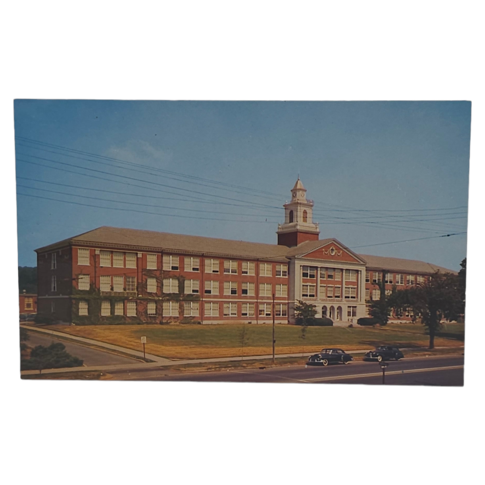 Hamden High School Connecticut Postcard Vintage Real Photo by W. H. Abrams