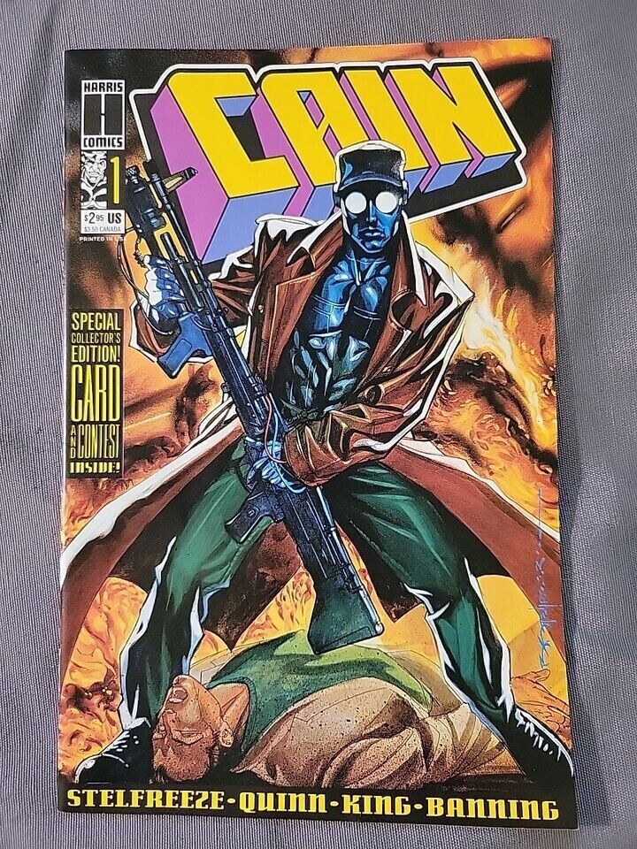 Cain #1 (May 1993, Harris Comics) Does Not Include Collector Card VF