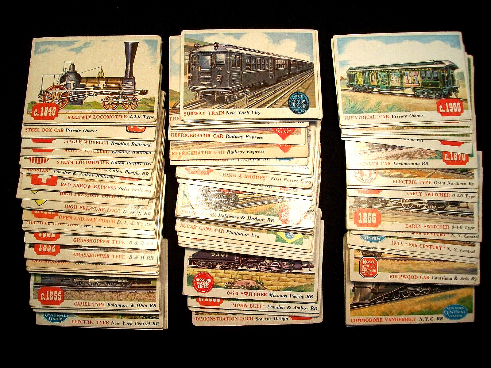 1955 Topps RAILS AND SAILS cards SP #81-130 QUANTITY U PICK READ BEFORE BUYING