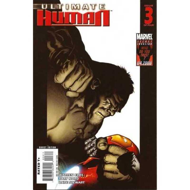 Ultimate Human #3 Marvel comics NM minus Full description below [u{