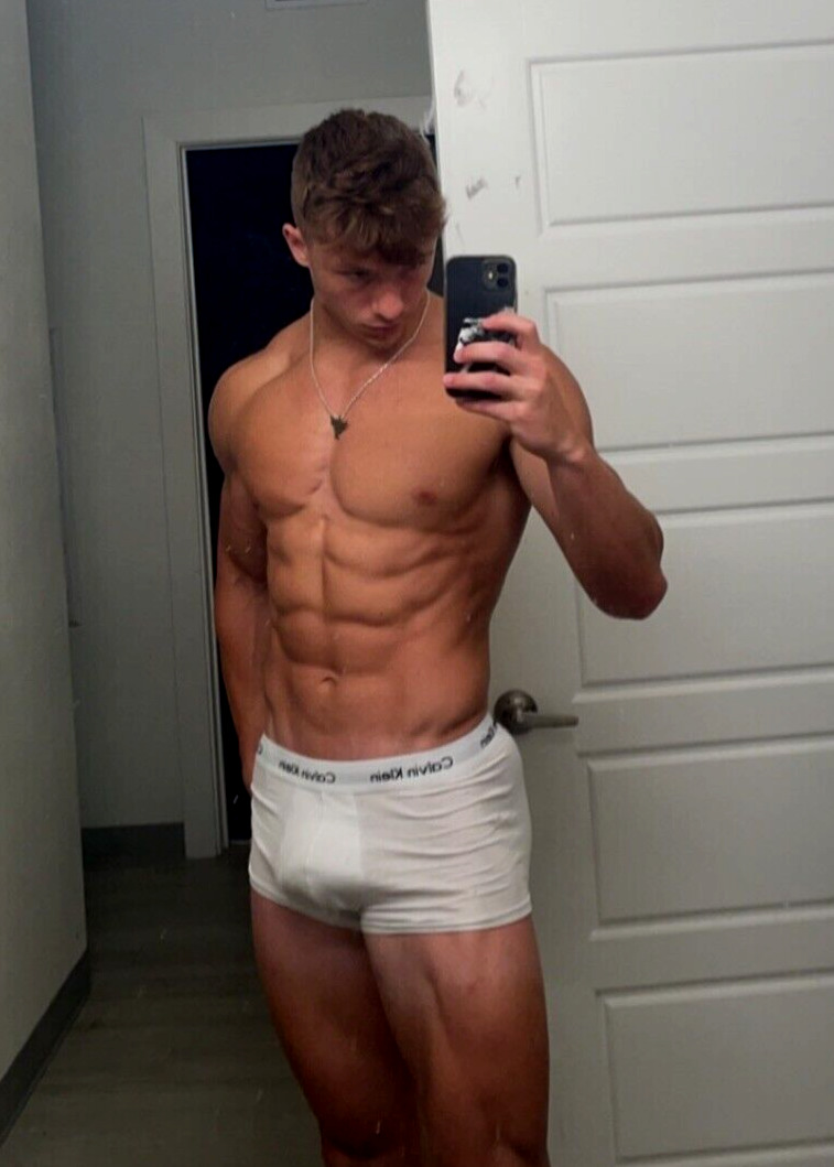 Shirtless Male Muscular Physique Underwear Briefs Hunk Beefcake PHOTO 4X6 H481