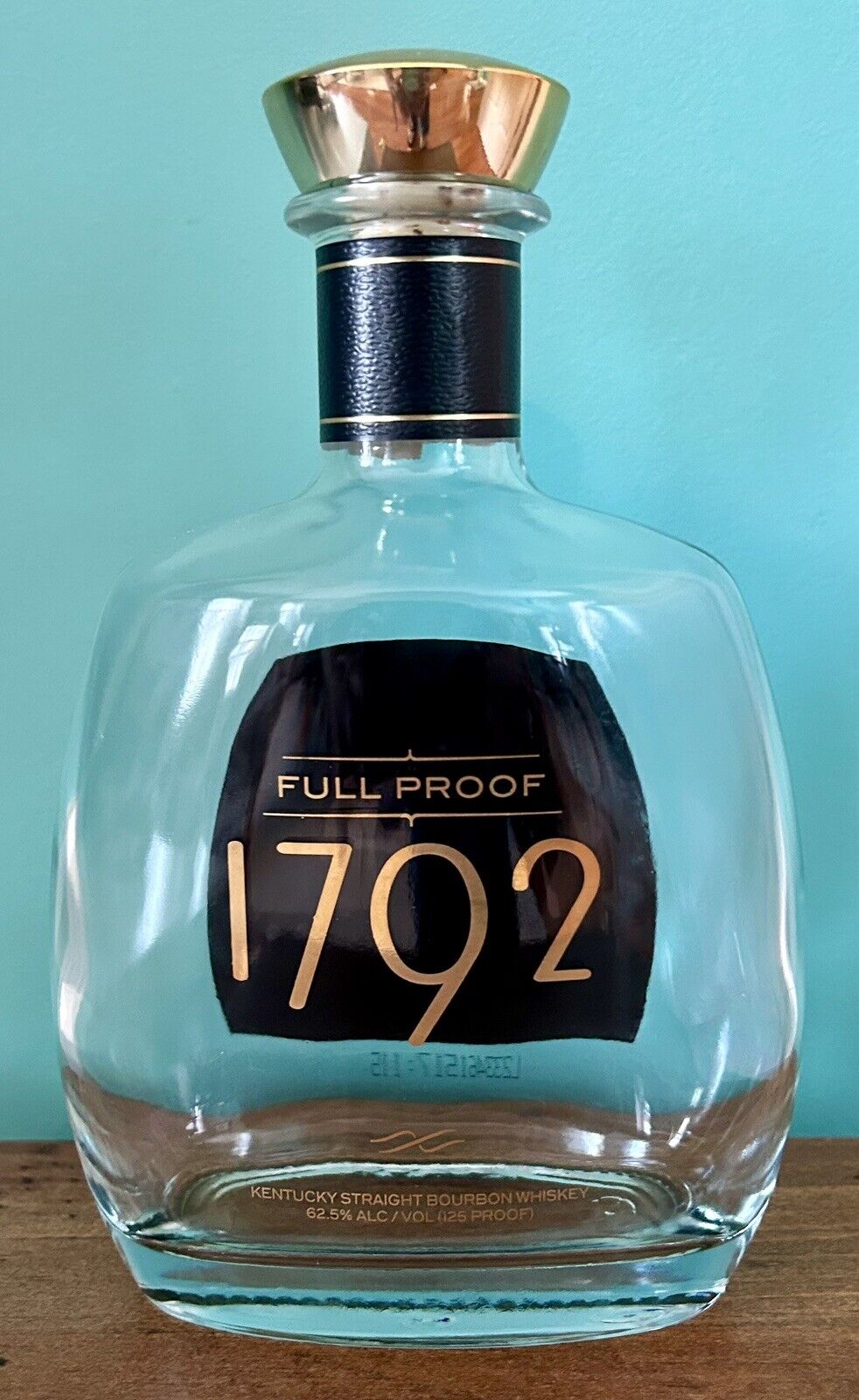 1792 Kentucky Straight Bourbon Whiskey Full Proof 750ml Empty, Unrinsed Bottle