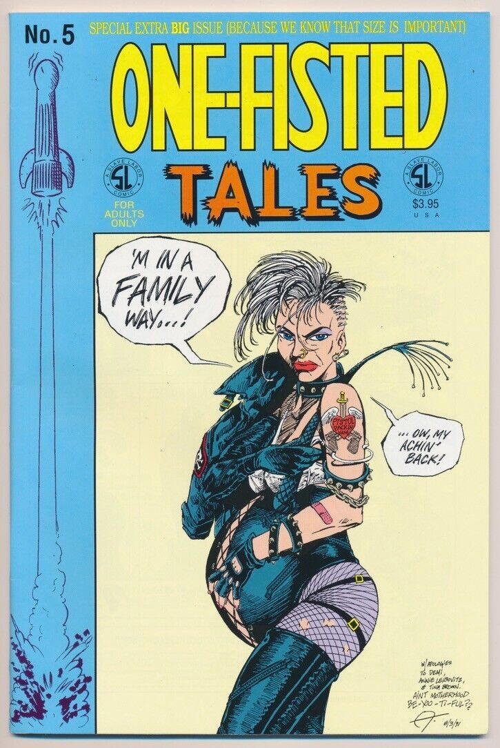One-Fisted Tales #5 Comic Book - Amaze Ink and Labor Graphics Comics