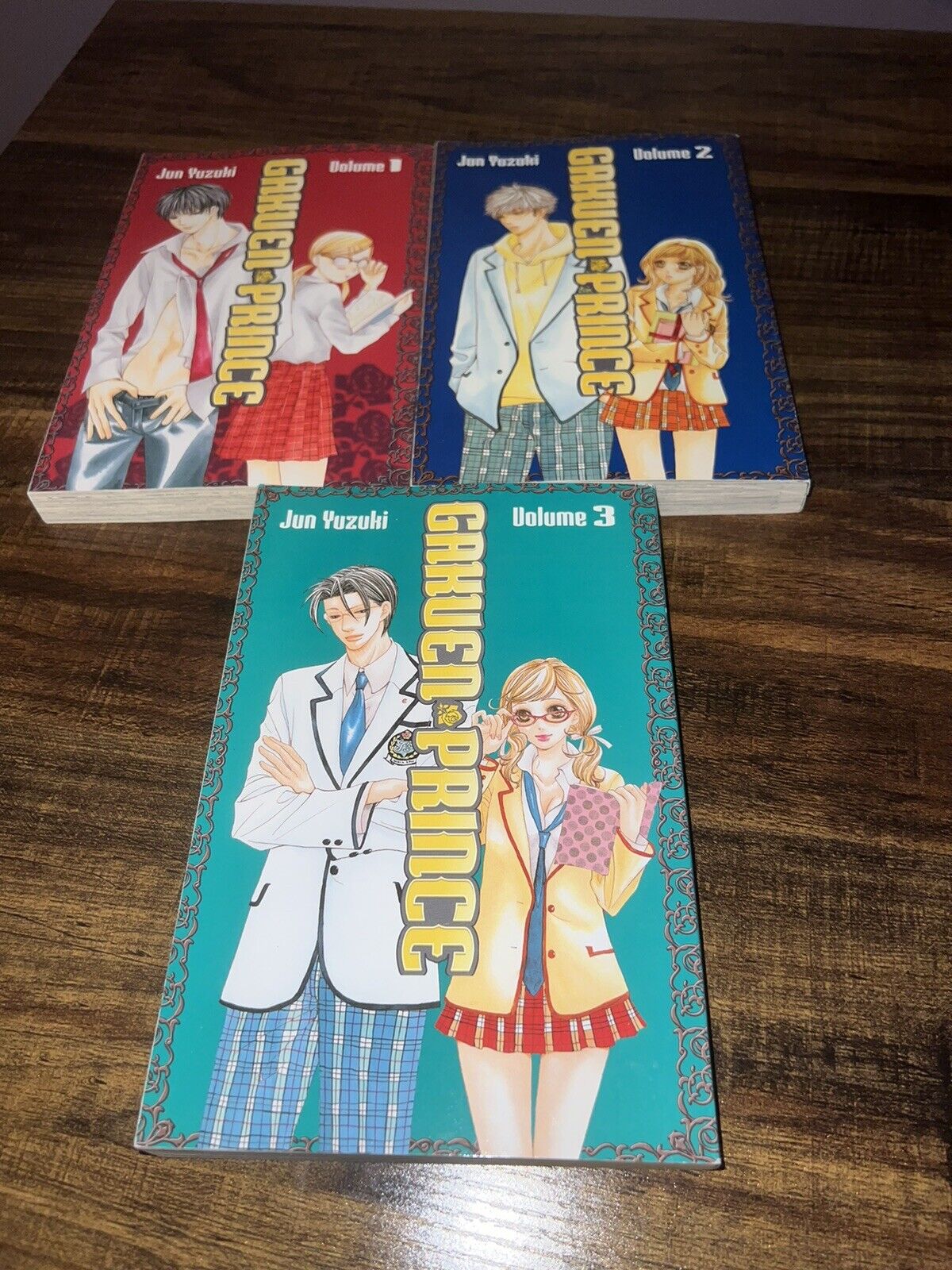 Gakuen Prince manga volume 1-3 Jun Yuzuki