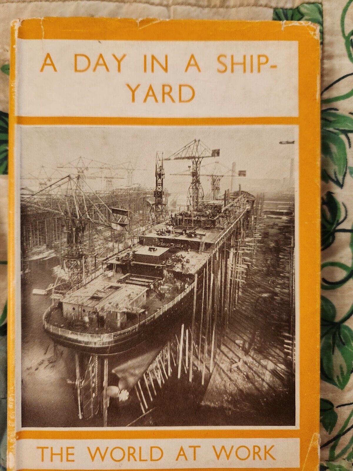 Titanic \' A Day In A Shipyard \' by Arthur Cooke, includes Titanic Photos