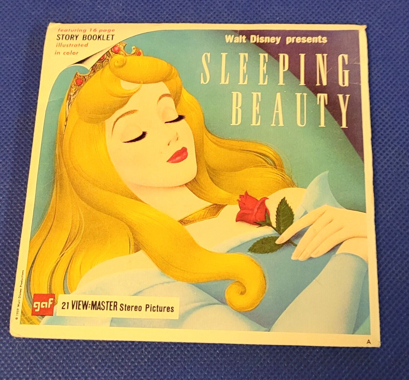 Gaf B308 Disney\'s Disney Princess Sleeping Beauty view-master 3 Reels Packet set