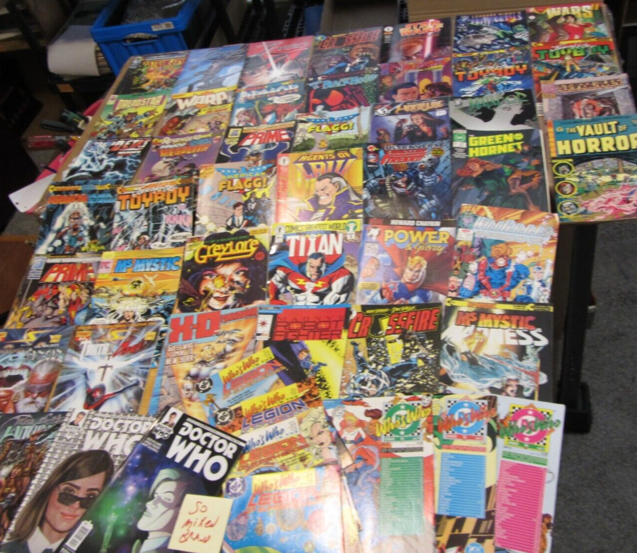 Huge lot 50 comics mixed brands w/ DC Who\'s Who and more