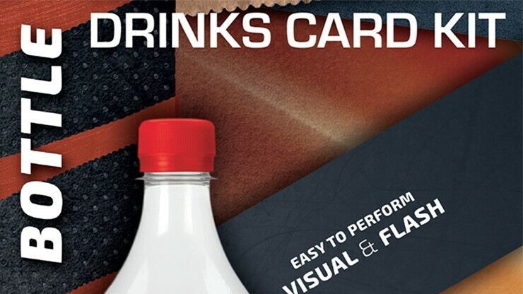 Drink Card KIT for Astonishing Bottle (Gimmick and Online Instructions) by João 