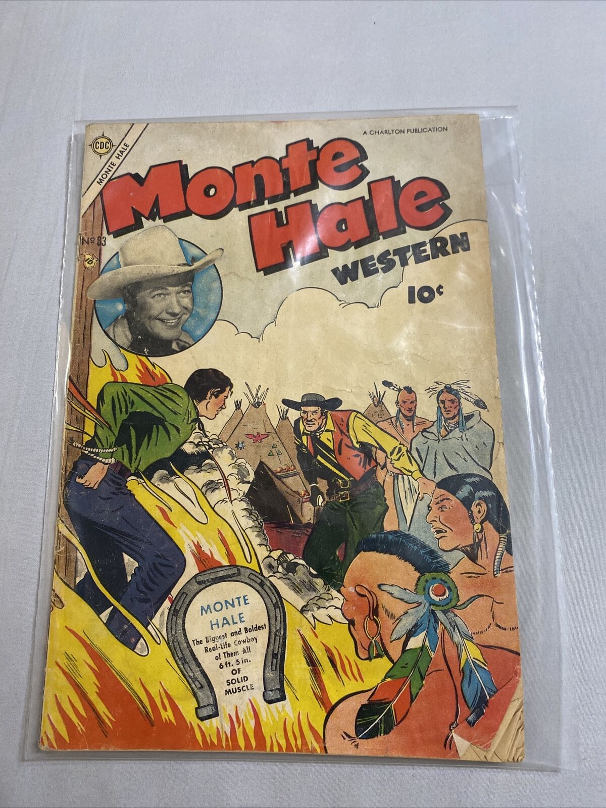 MONTE HALE WESTERN # 83 (CHARLTON) (1955) 1st CHARLTON ISSUE