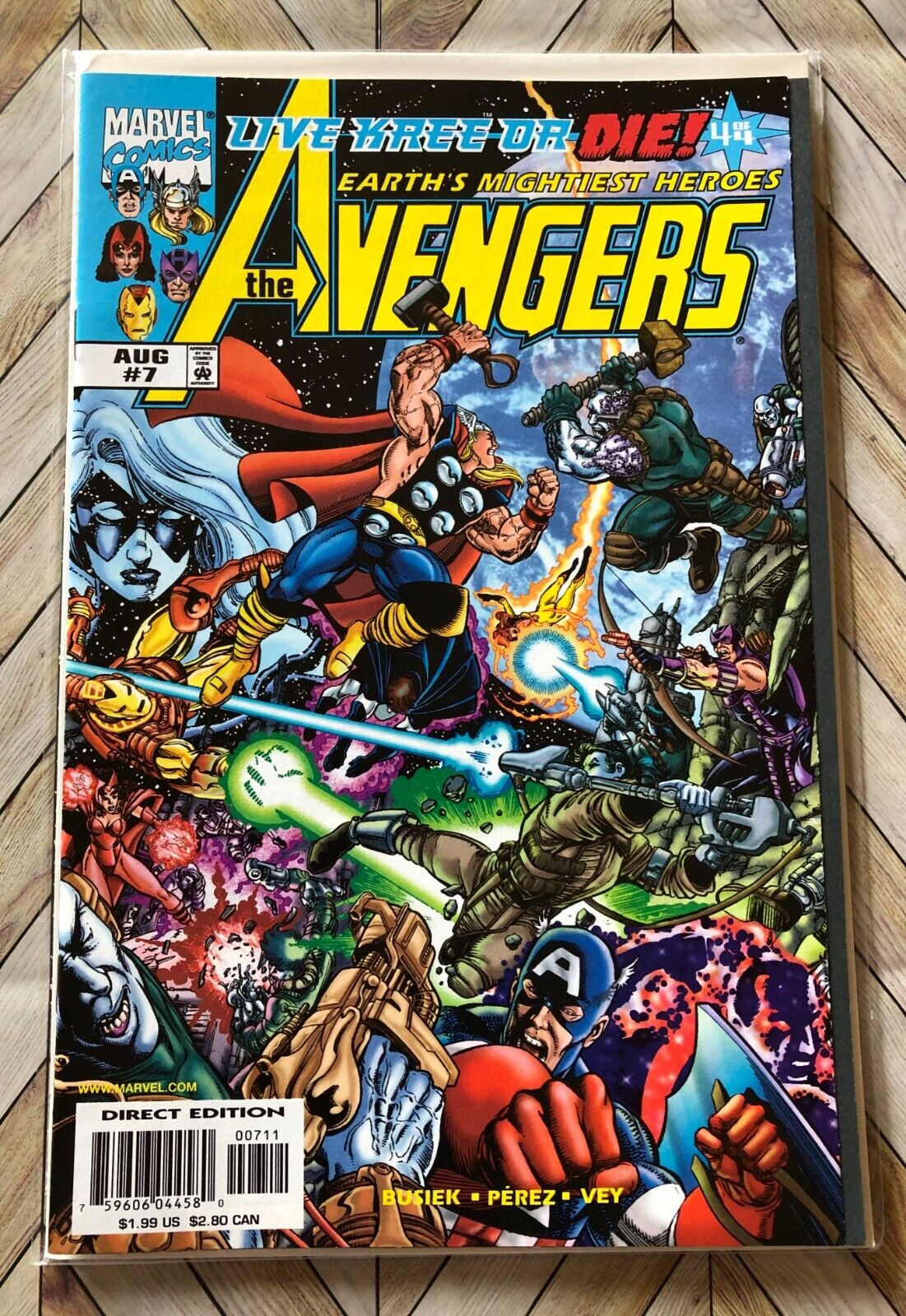 Earths Mightiest Heroes The Avengers #7 Marvel Comic Book 