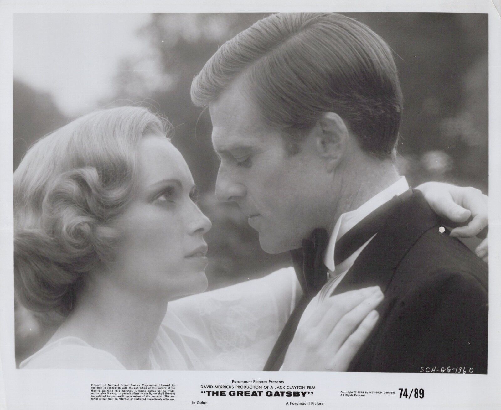 Robert Redford + Mia Farrow in The Great Gatsby (1974) ❤ Original Photo K 375