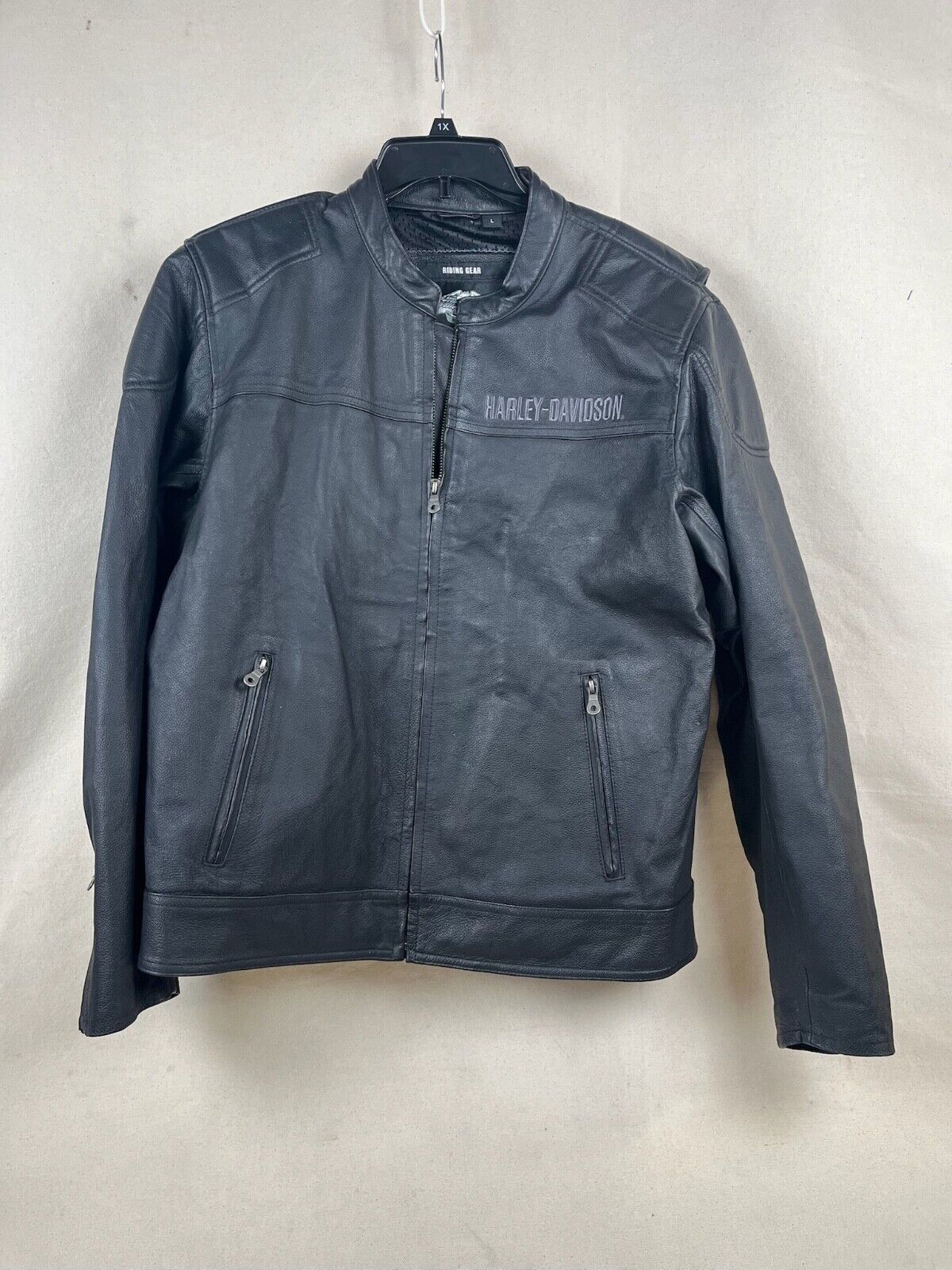 Vintage Harley Davidson Leather Riding Jacket Size L