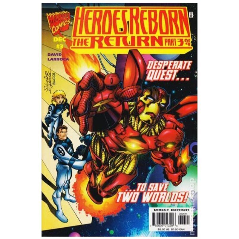 Heroes Reborn (2000 series) The Return #3 Cover 2 in VF +. Marvel comics [u 