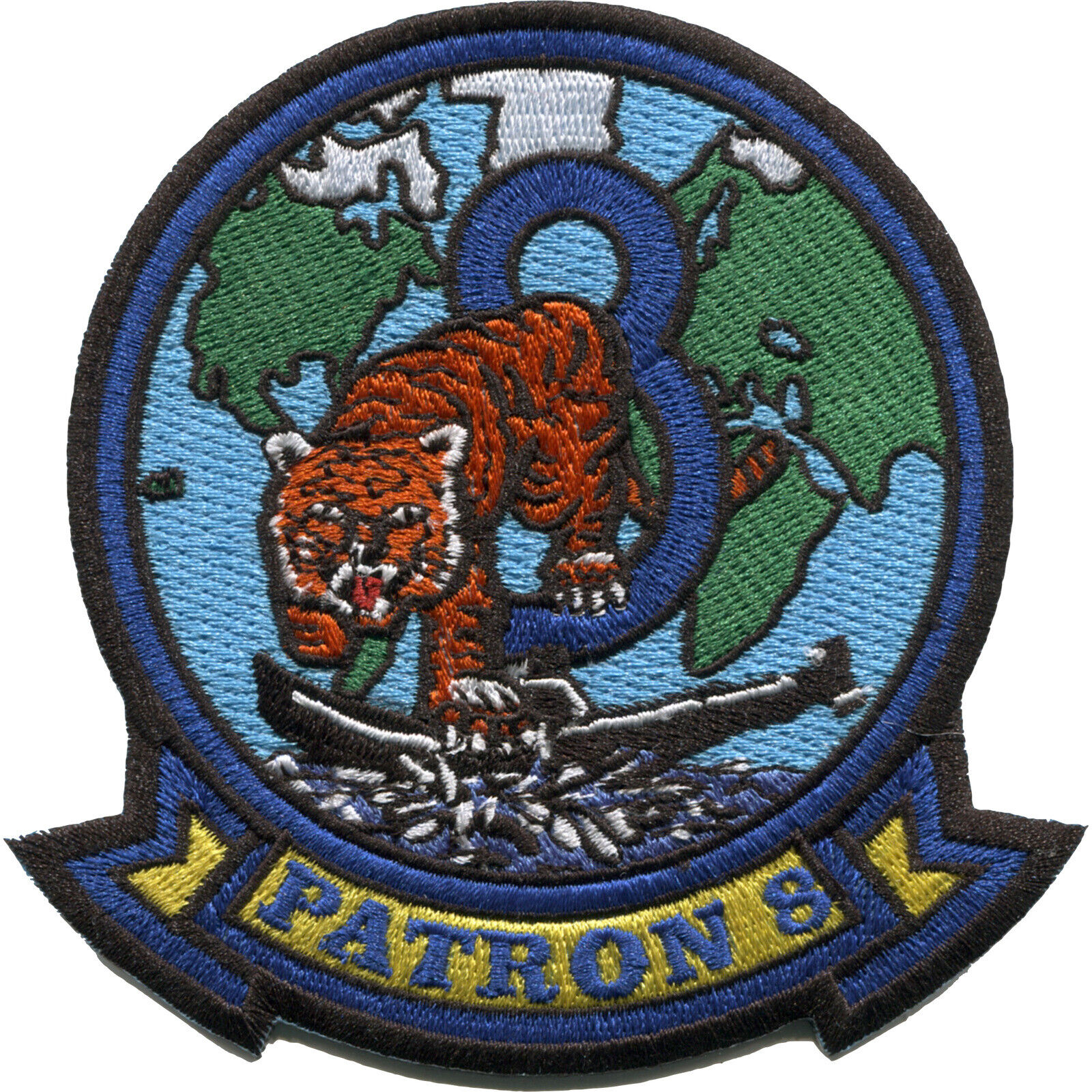 Patrol Squadron Eight VP-8 Fighting Tigers patch
