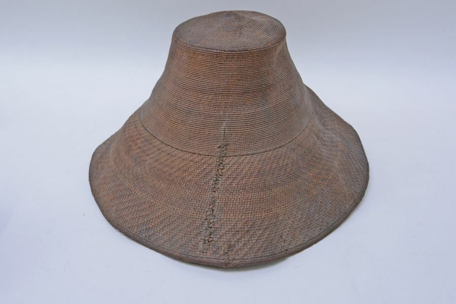 Mid 19th Century Haida Twined Spruce Root Hat of Classic Form