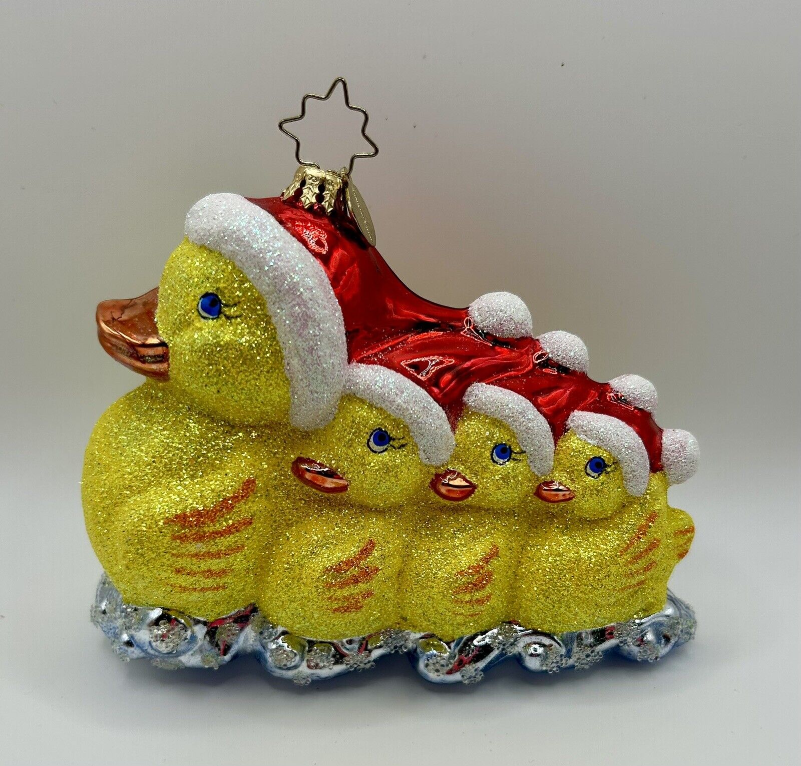 Christopher Radko Big Quack Pack Ornament. RARE