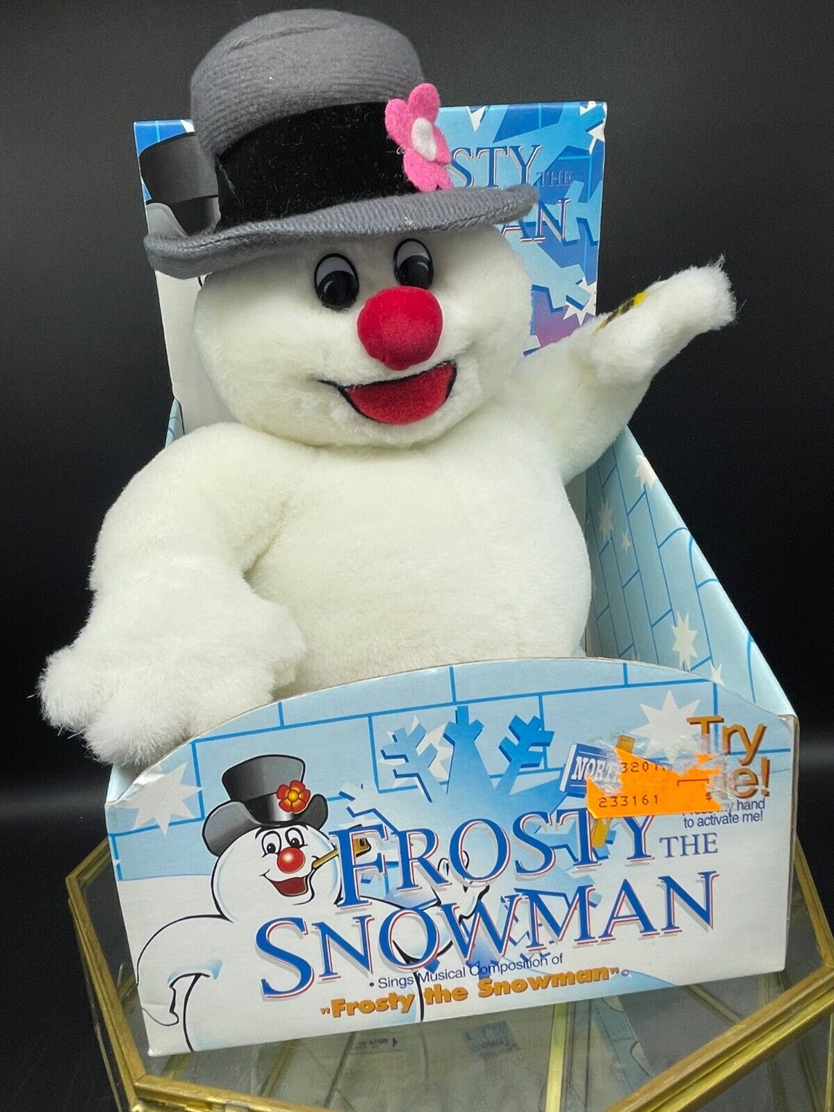 GEMMY, Frosty the Snowman, Singing/Musical Plush Figurine, NIB, **SEE VIDEO**