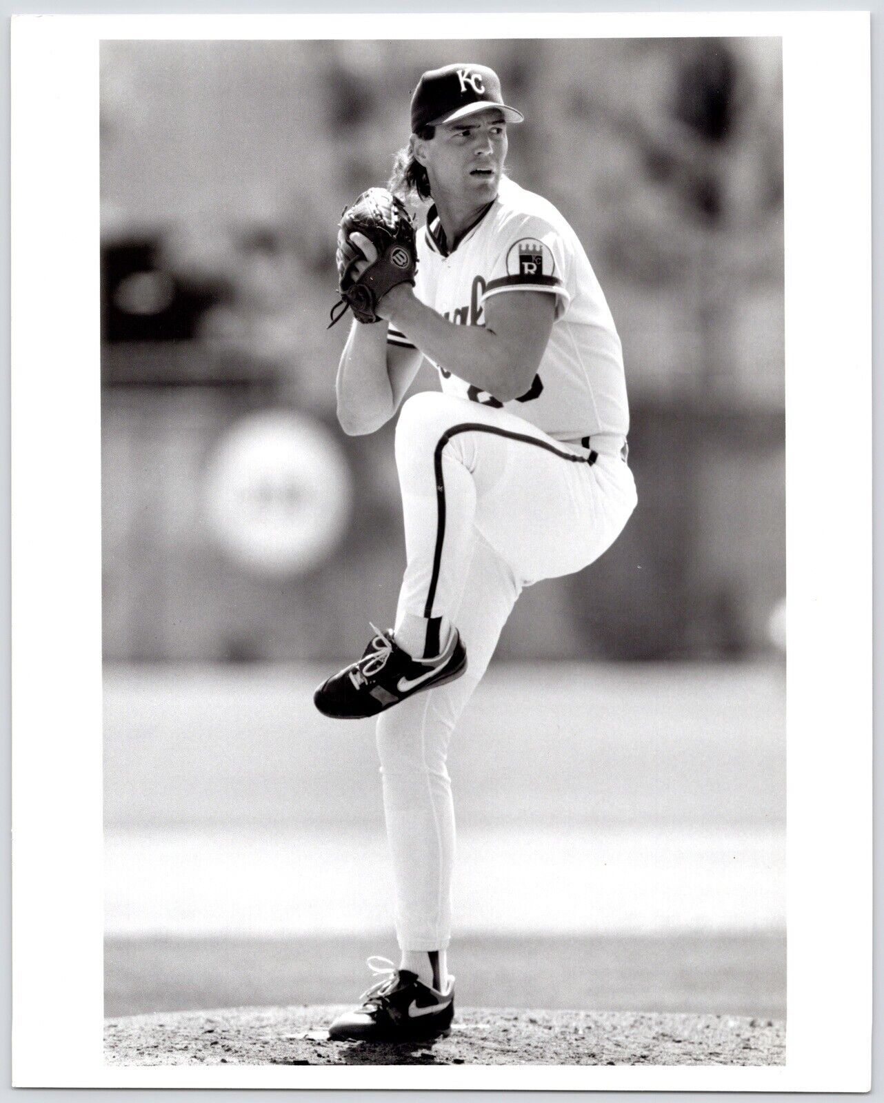 c1990s Kansas City Royals~Pitcher~Mark Gubicza Vintage Baseball Press Photo
