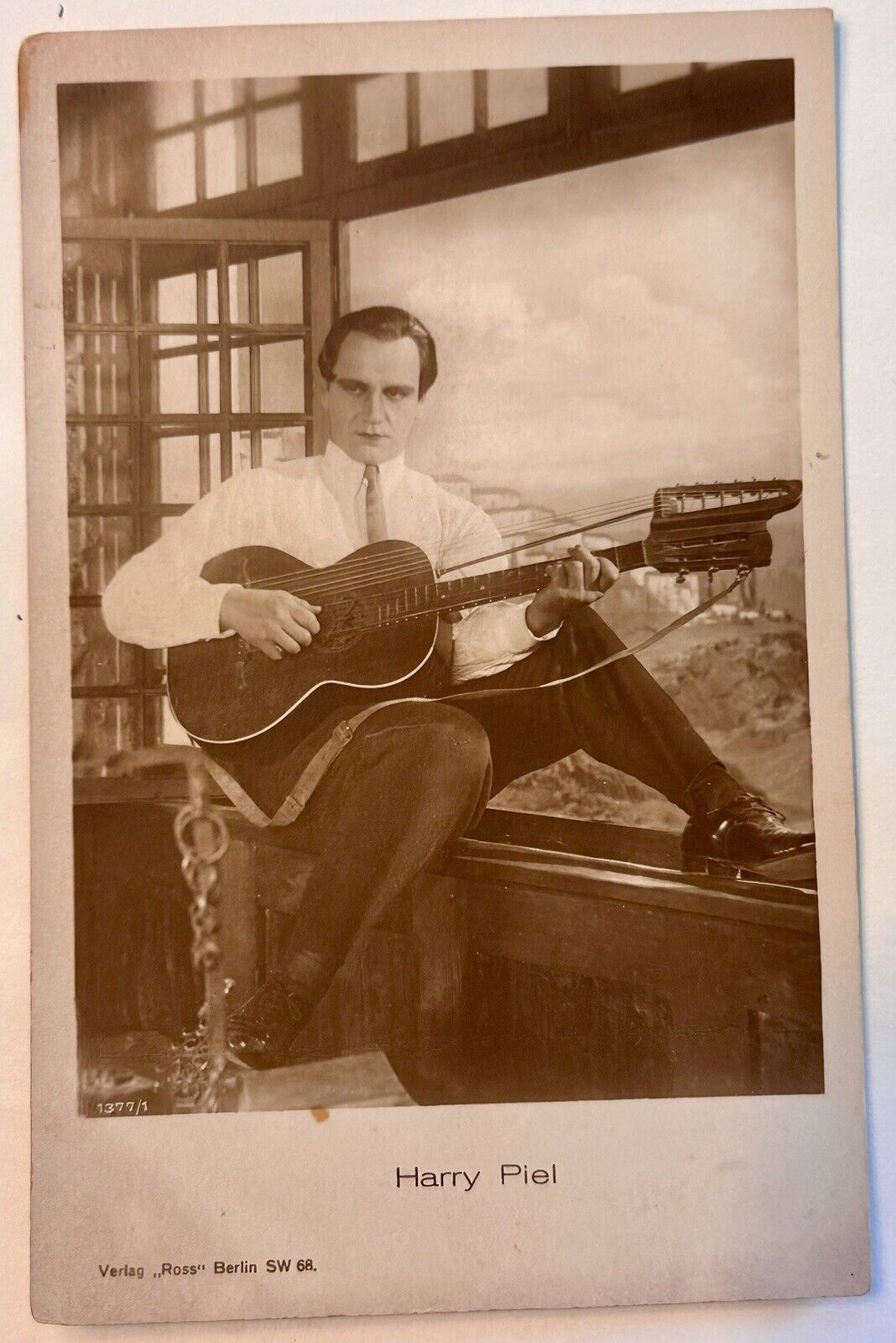 Harry Piel Real Photo Postcard. Vintage RPPC 1927