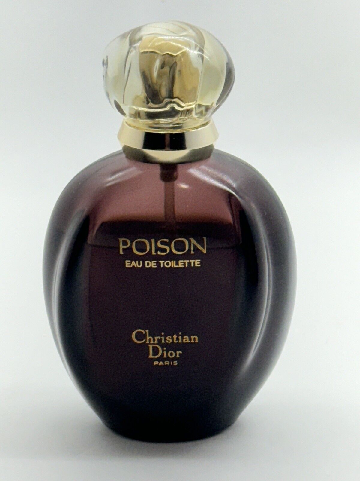 Vintage Christian Dior Poison Eau de Toilette 1.7 Fl oz/50 ML 80% full