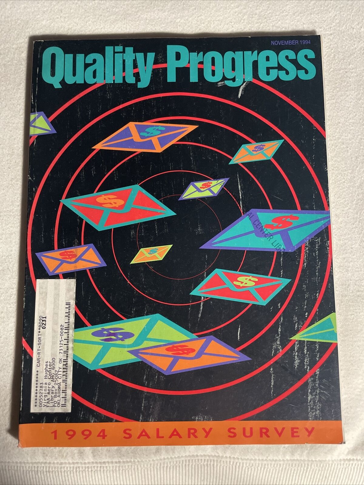 1994 November Quality Progress Magazine, 1994 Salary Survey  (MH435)