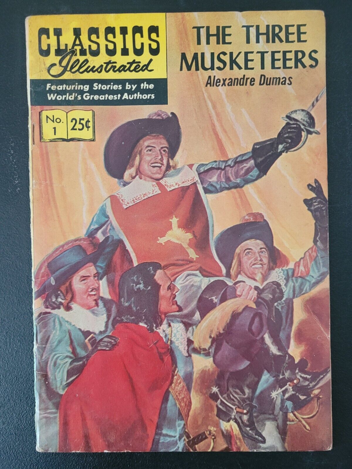 CLASSICS ILLUSTRATED #1 THE THREE MUSKETEERS (1971) ALEXANDRE DUMAS CLASSIC