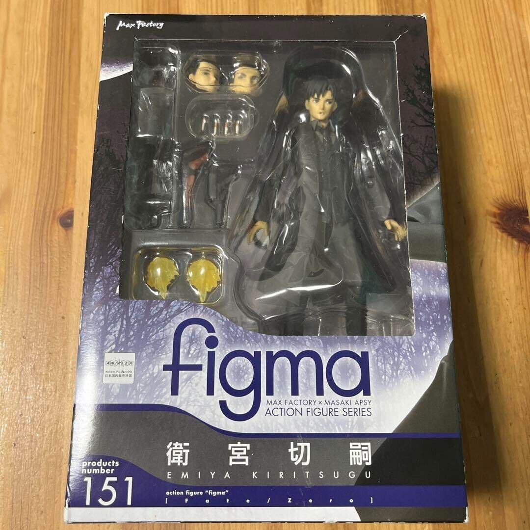 Figma Fate Zero Kiritsugu Emiya 151 Action Figure Max Factory Used