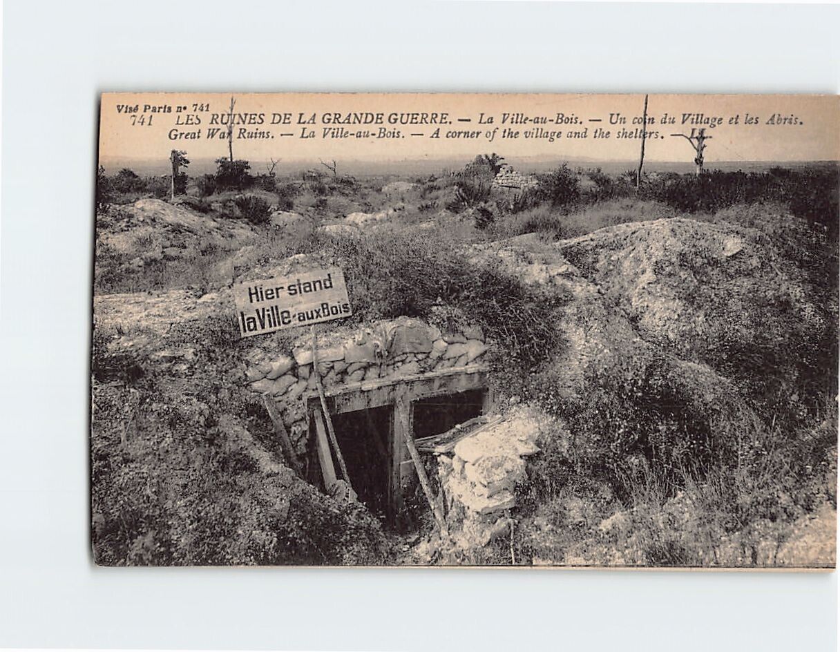 Postcard Les Ruines de la Grande Guerre