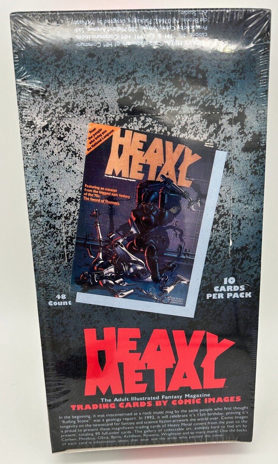 Heavy Metal Trading Card Box - Fantasy Magazine Art - Unopened Comic Images
