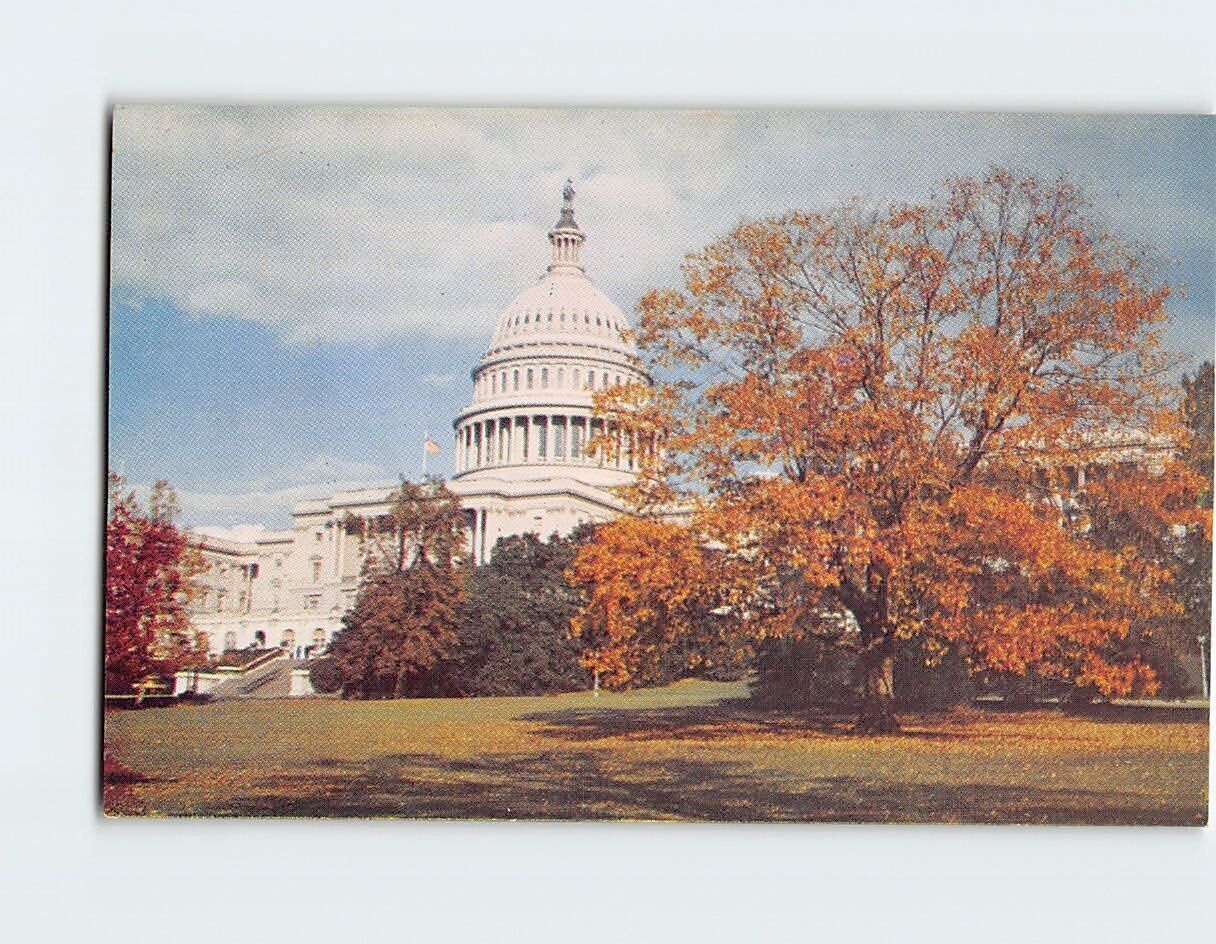 Postcard United States Capitol Washington DC USA