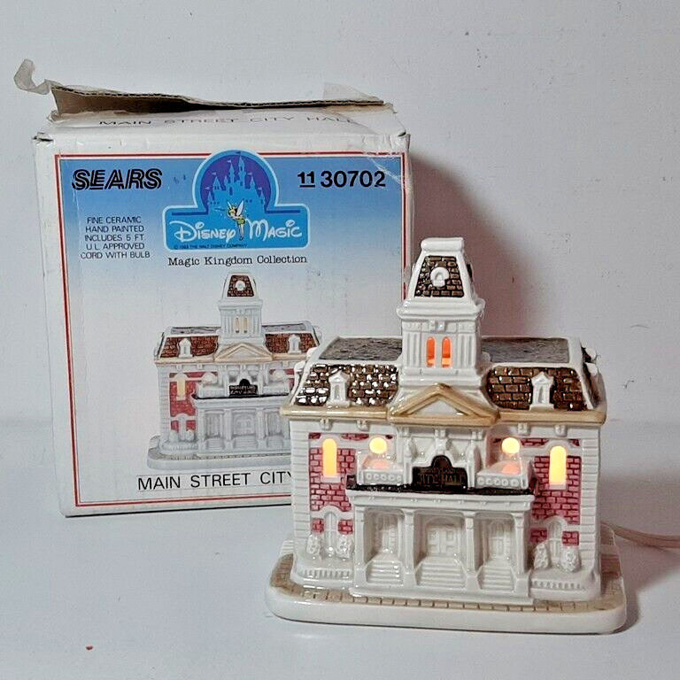 1988 Sears Disney Magic Kingdom Collection Main Street City Hall, #30702