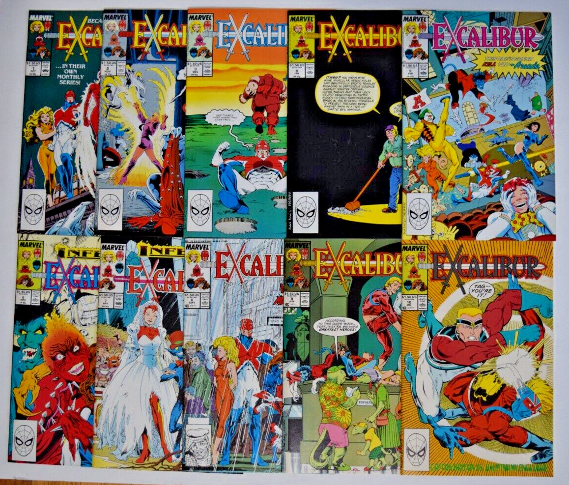EXCALIBUR(1988) 131 ISSUE COMIC RUN #1-106,108-125 ANNUAL1&2, -1, X-CALIBRE 1-4
