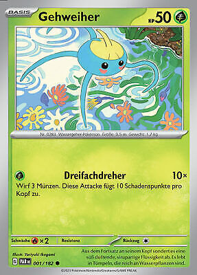 Pokemon Cards - PARADOX RIFT KP4.0 - German Cards to Choose From - Near Mint