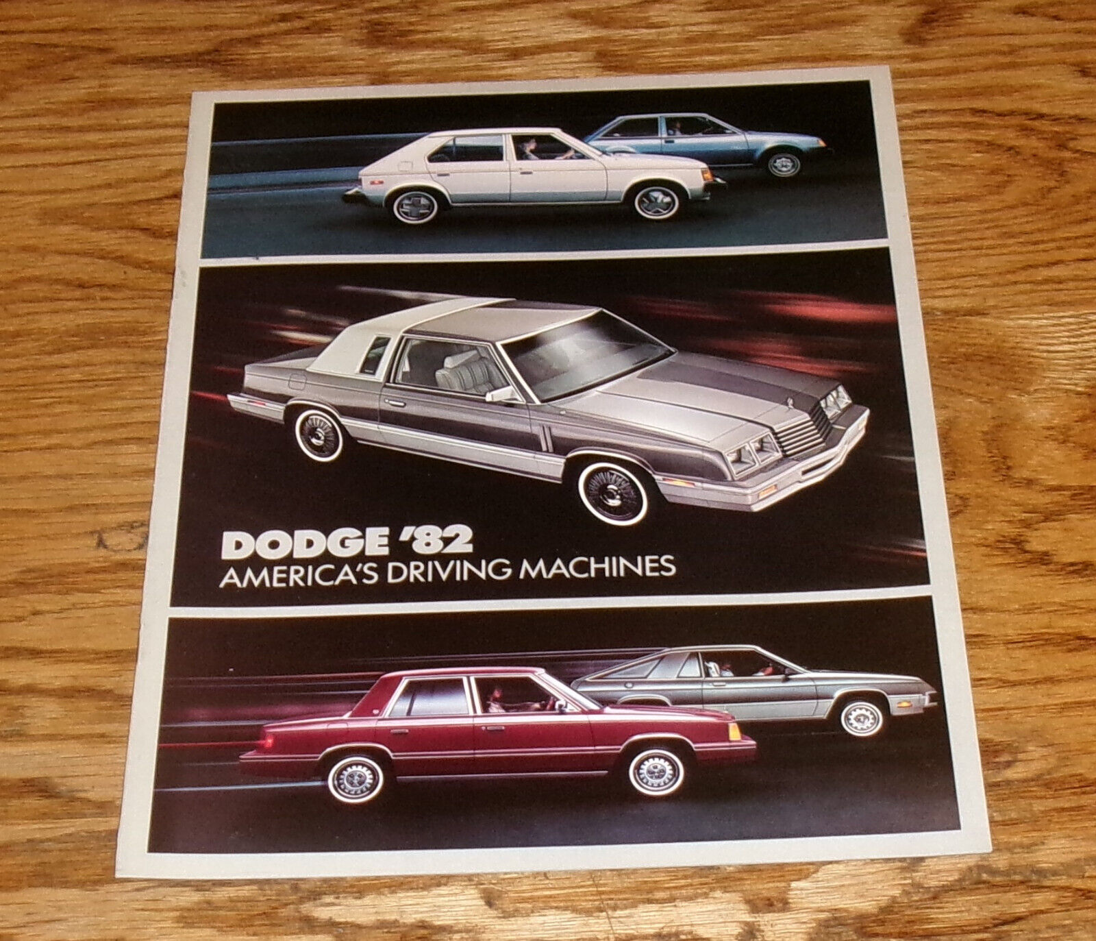 Original 1982 Dodge Full Line Sales Brochure 82 Challenger 400 Aries Omni 024