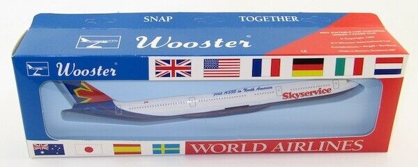 Skyservice Airbus A330 1/200 scale aircraft desk model NEW Wooster