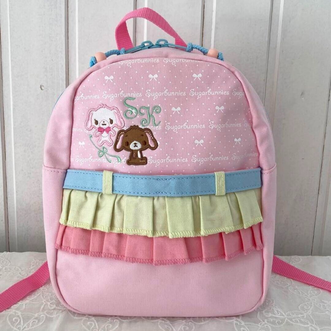 Sanrio Sugar Bunnies Backpack School Kids Pink very Rare unused