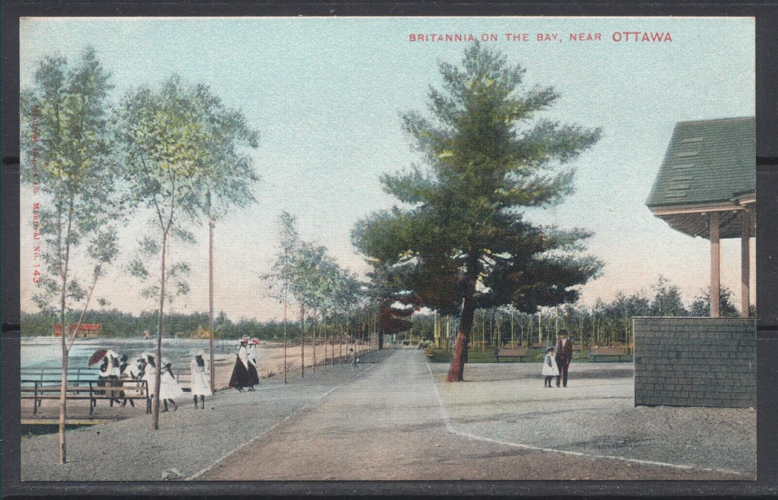 1900s Canada ~ Ottawa, Ont. ~ Britannia On The Bay Near Ottawa ~ Waterfront Park