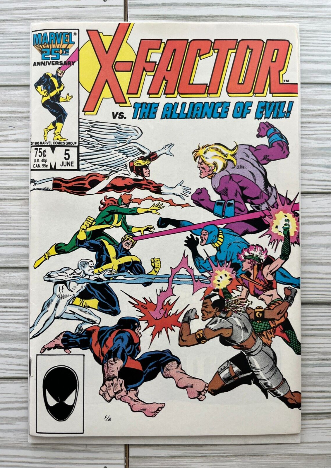 Marvel X-Factor (1986) #5 KEY 1st Apocalypse Cameo Appearance VF