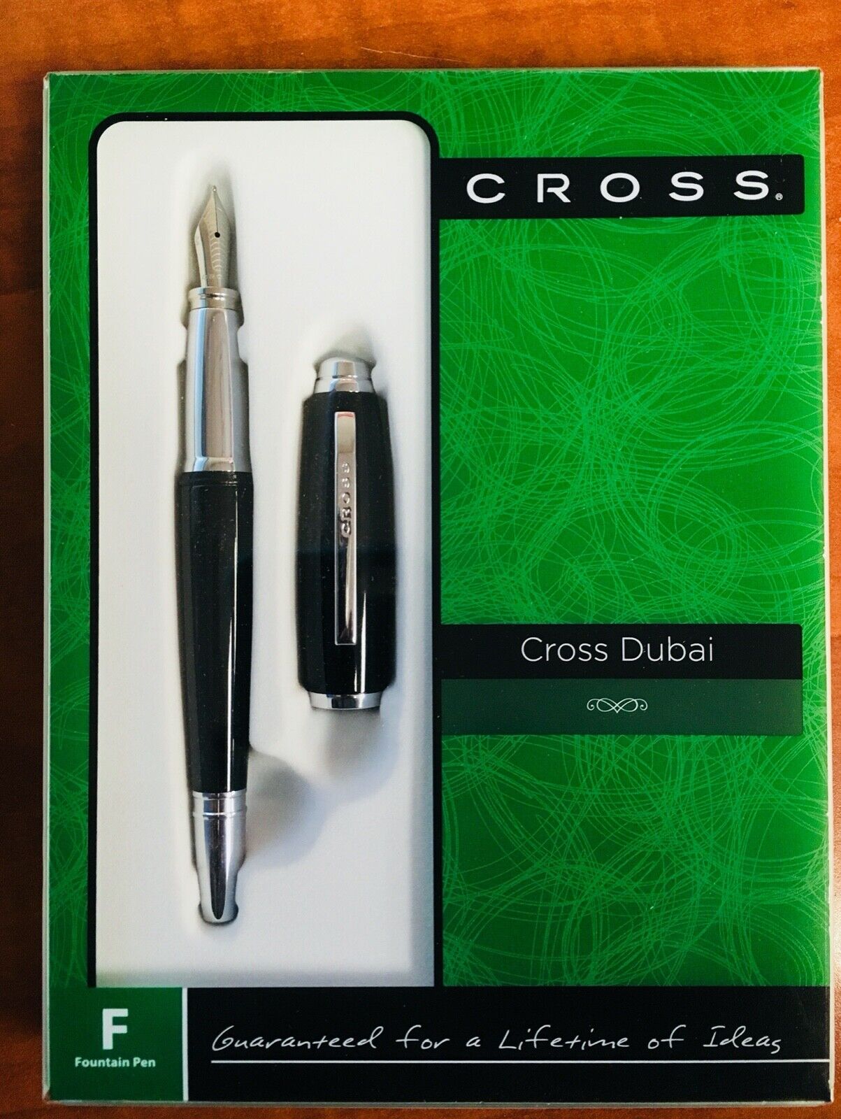 Cross Dubai Black Lacquer/Chrome Trim \